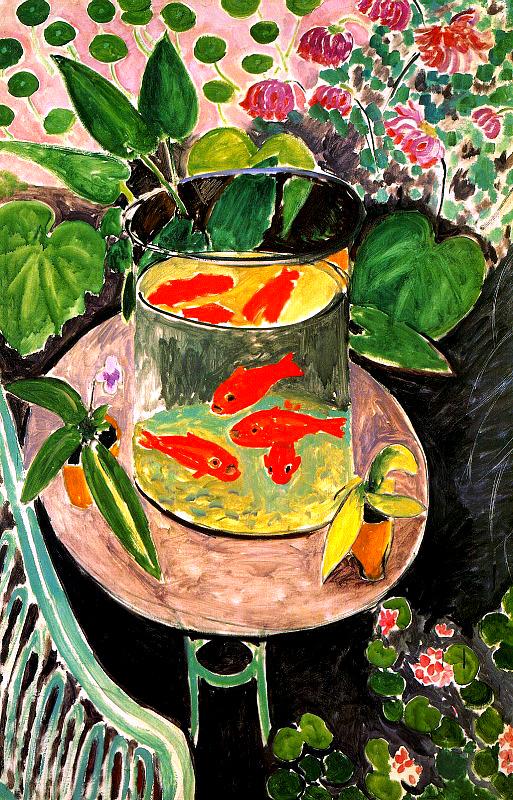 Goldfish painting - Henri Matisse Goldfish art painting